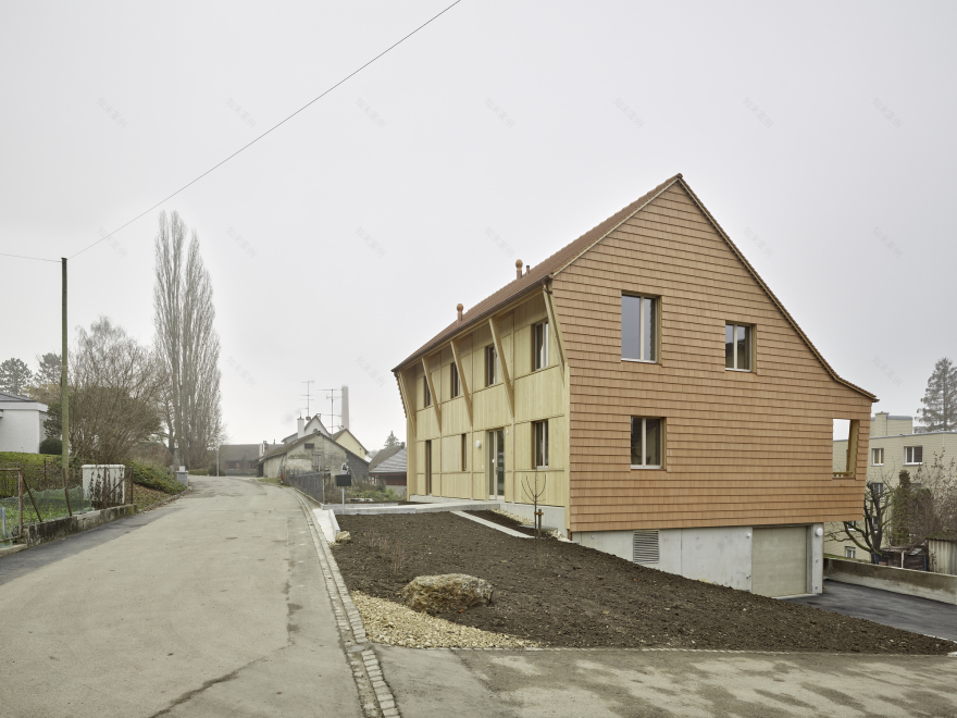 Schärrer House 自然材料打造的瑞士乡村家园-17