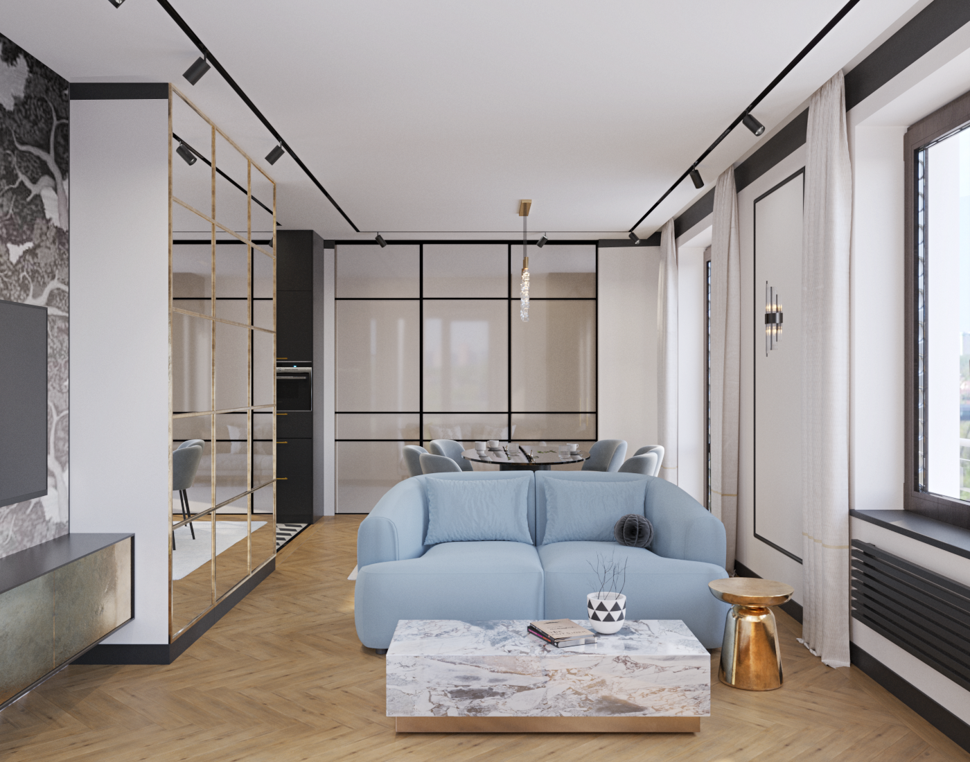 Проект квартиры 100м2-4