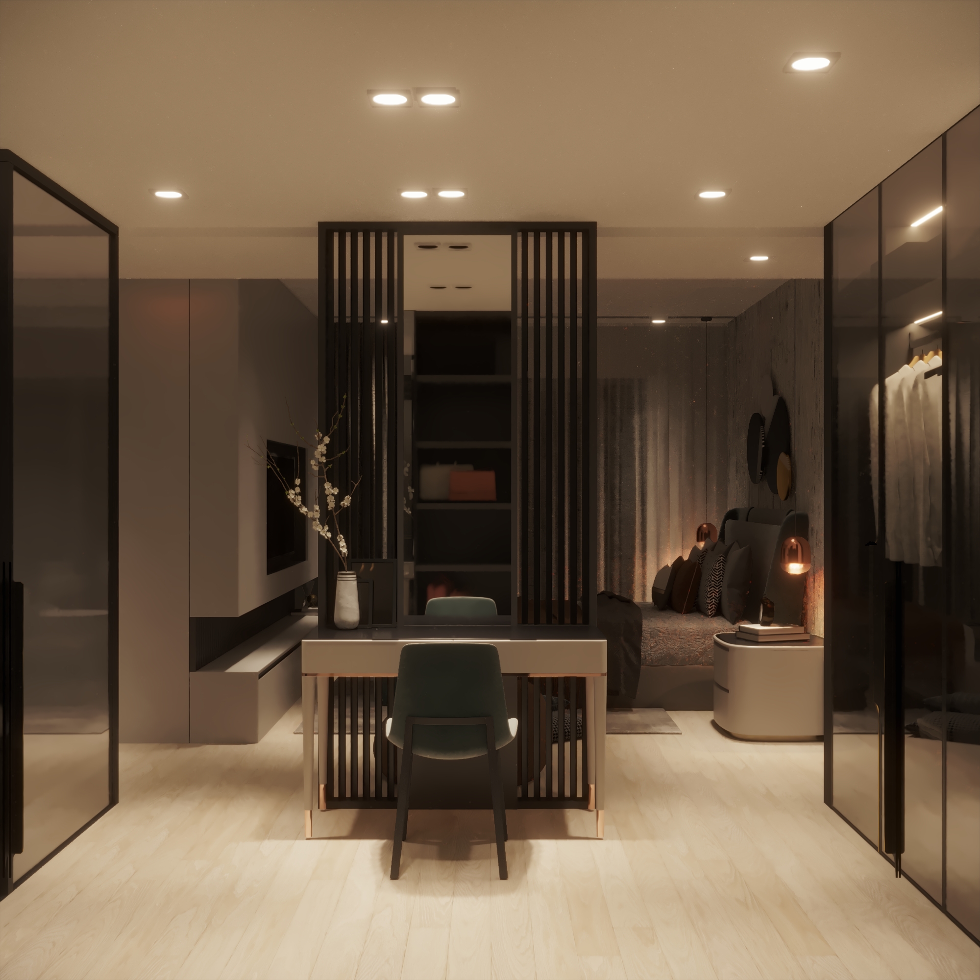 Master Bedroom & Dressing & WC-9