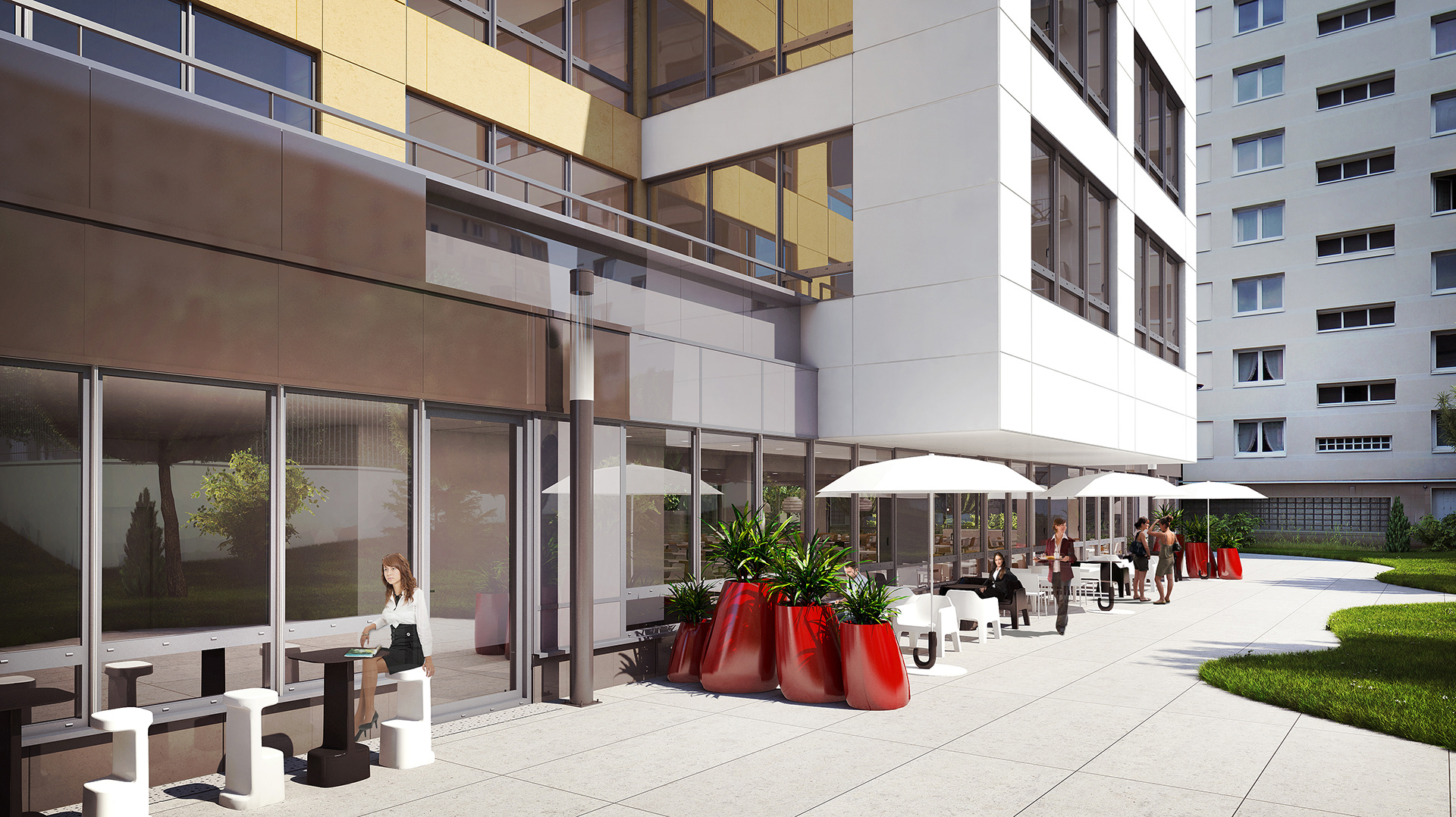 Corporate Restaurant 3D Interiors (Archive)-28