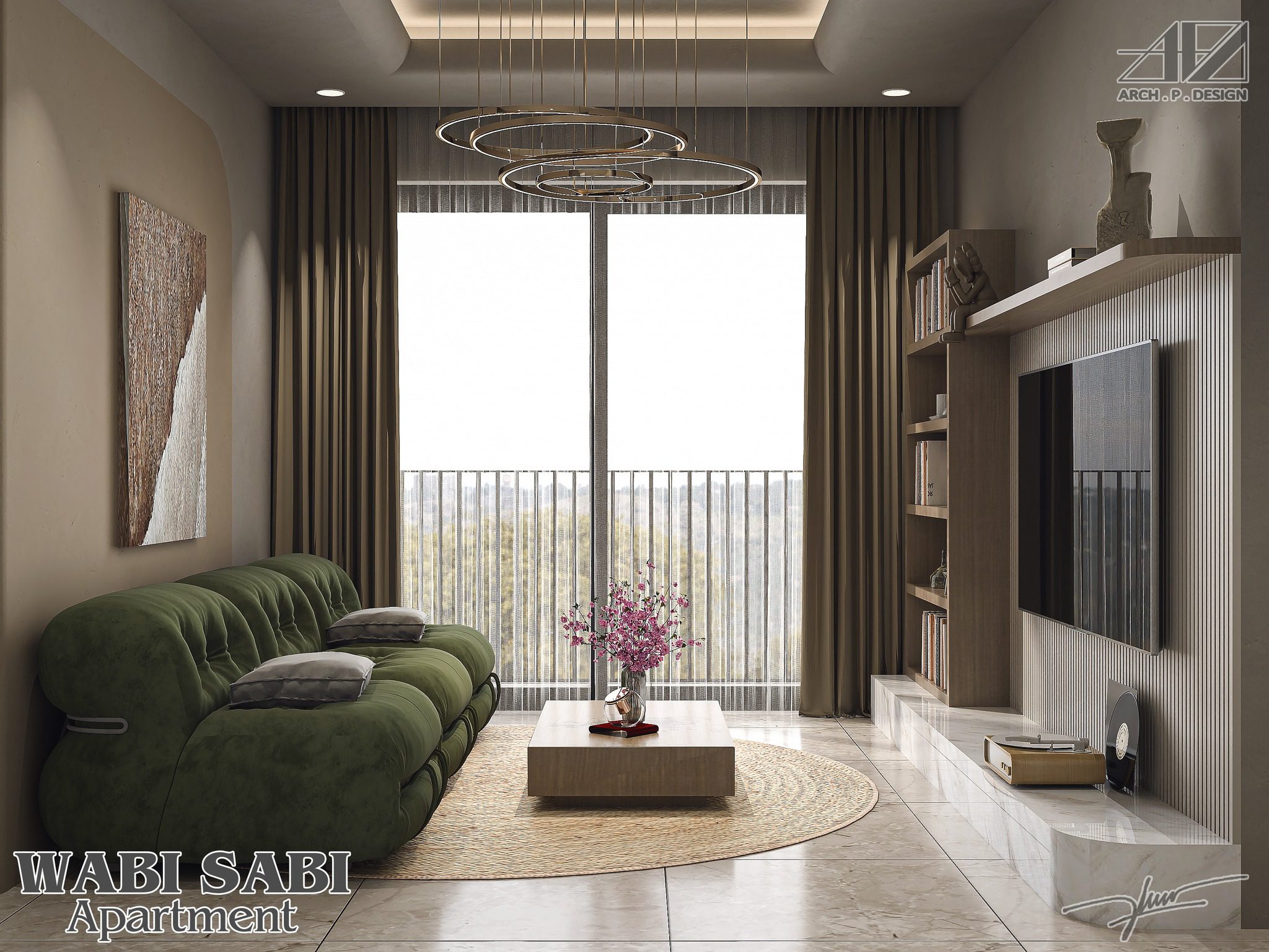 15122. Free Sketchup Wabi- Sabi Interior Model-2