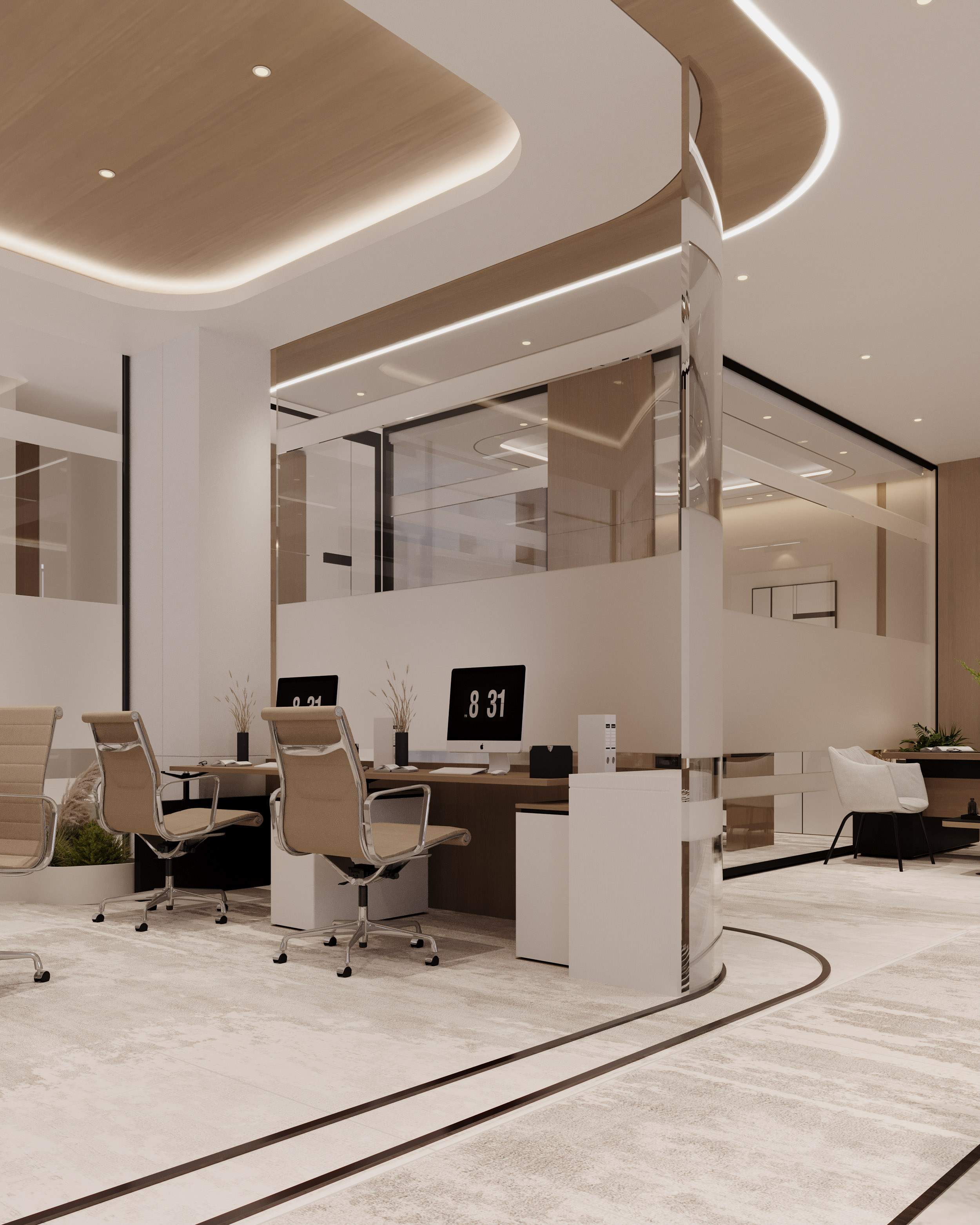 高科技办公室设计-6