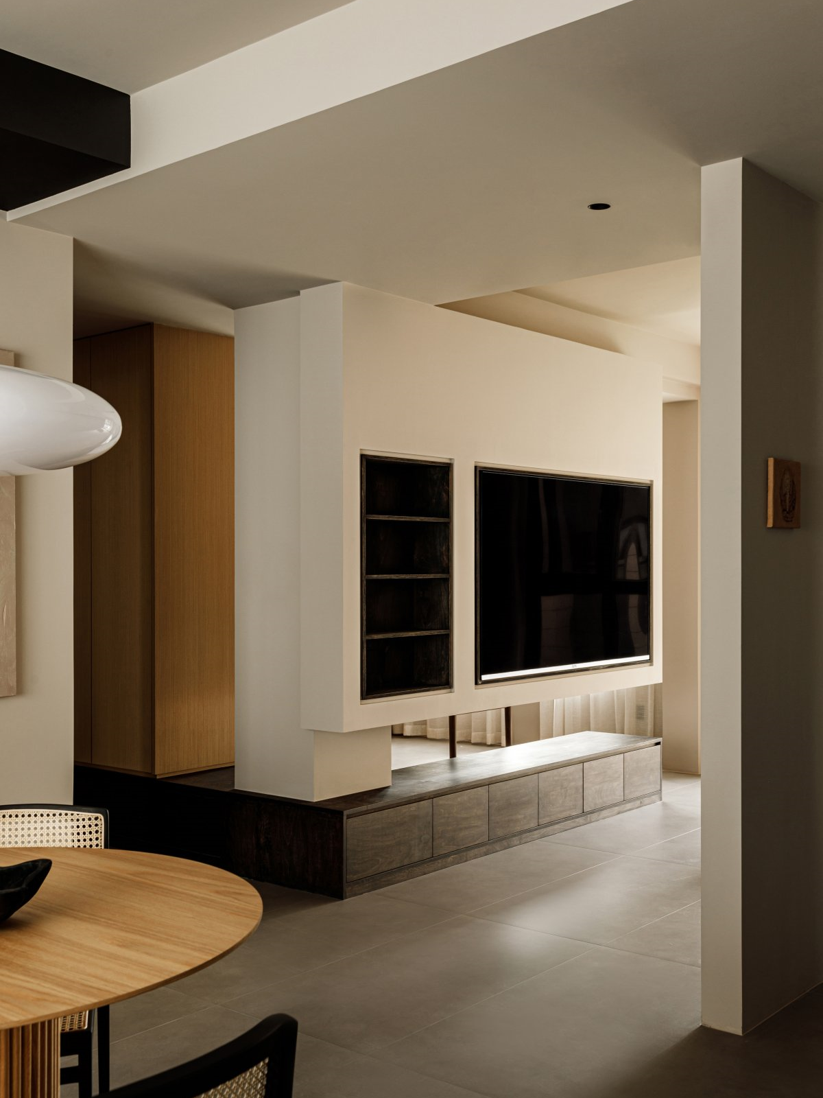 感受146㎡都市原木风平层-5