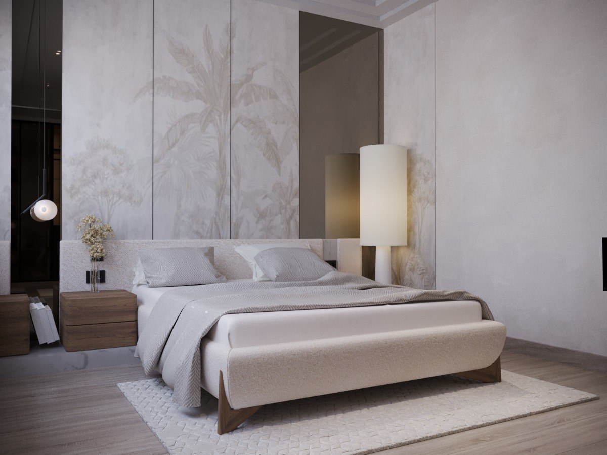 Sleek Guest room ( Credits for Elevation Studio )-2