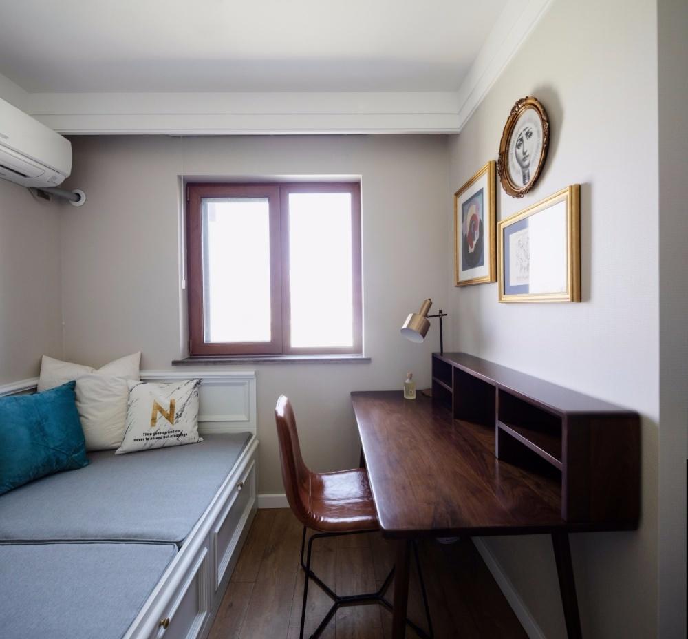 100㎡精装房变身复古轻奢,两代人的生活艺术-44