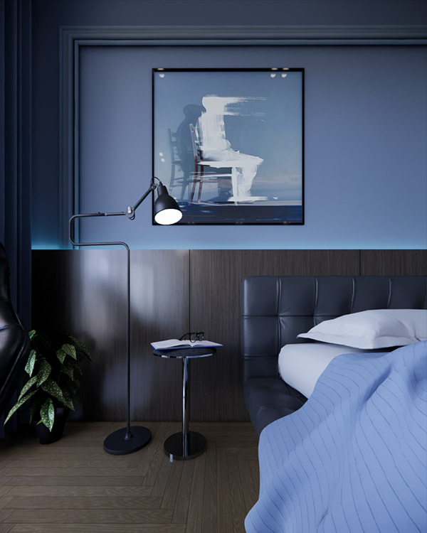 主卧室设计丨阿尔及利亚丨SAHLI FATEN-0