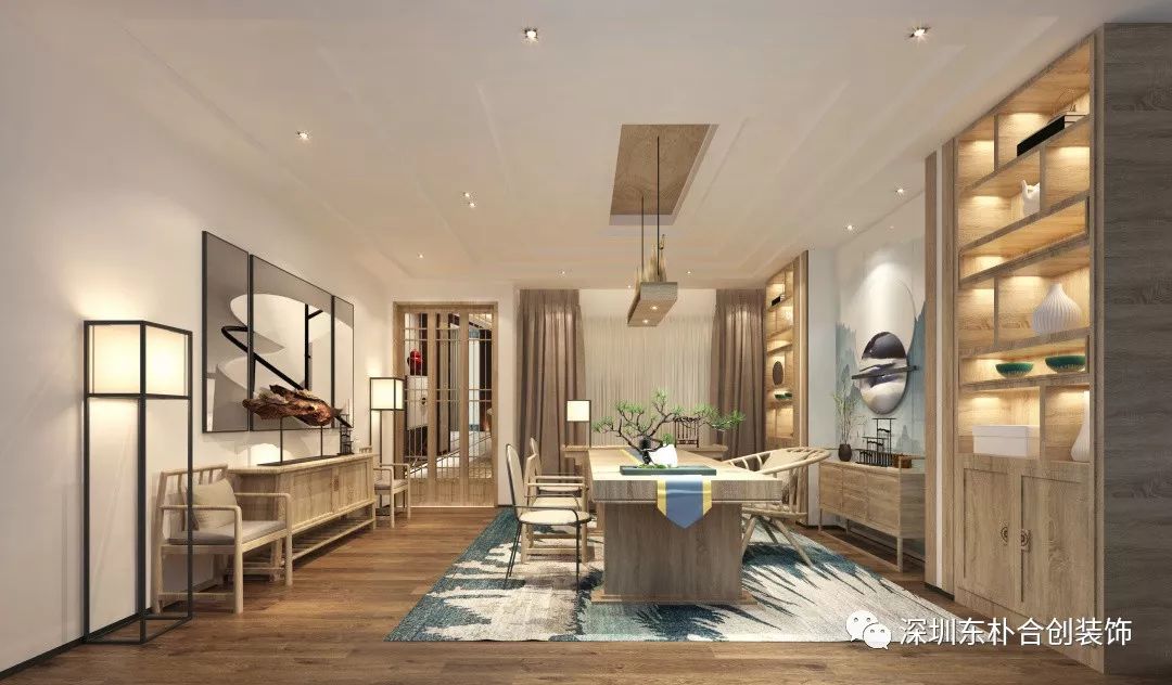 贵阳观府壹号顶层复式 | 现代中式自然唯美风-25