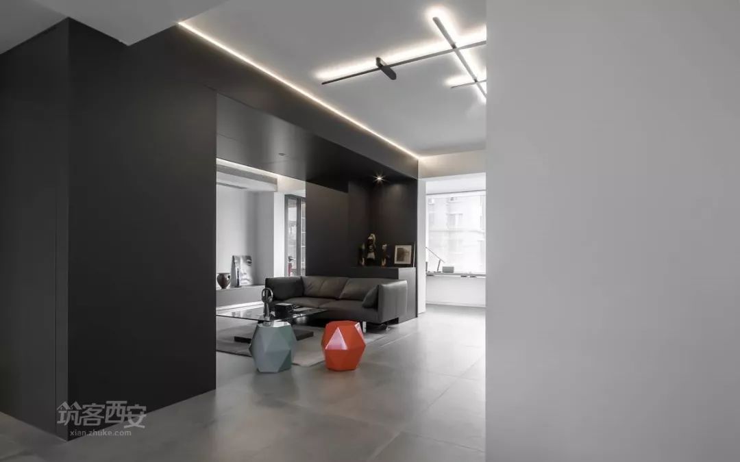 180㎡现代三室改一室,开放空间诠释自由生活-9