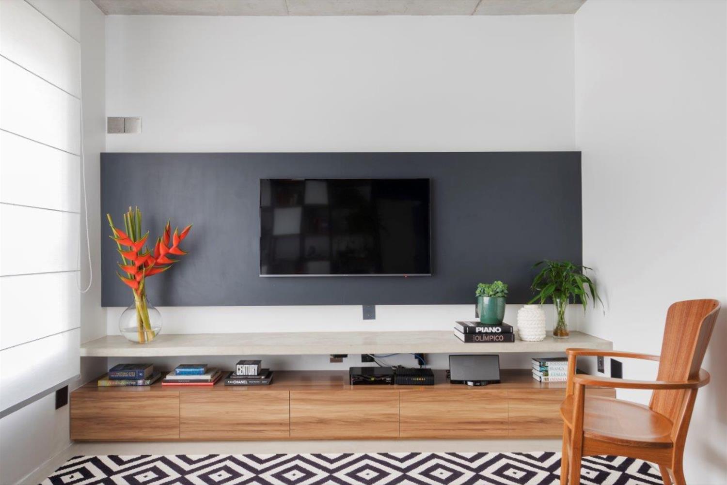 巴西 Vila Olímpia 公寓 | 色彩斑斓的温馨之家-4