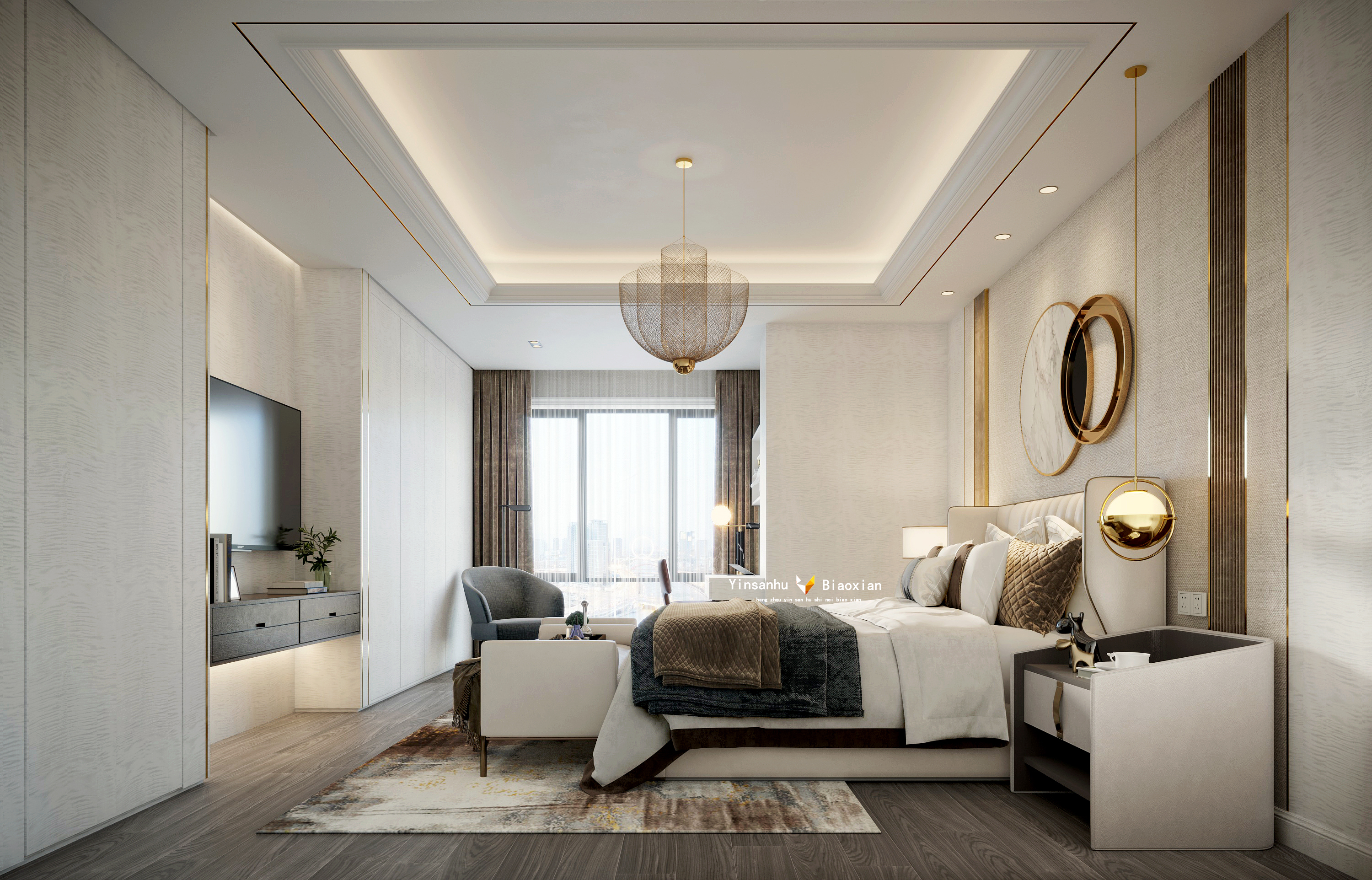 银三狐 · 现代轻奢风空间艺术-6