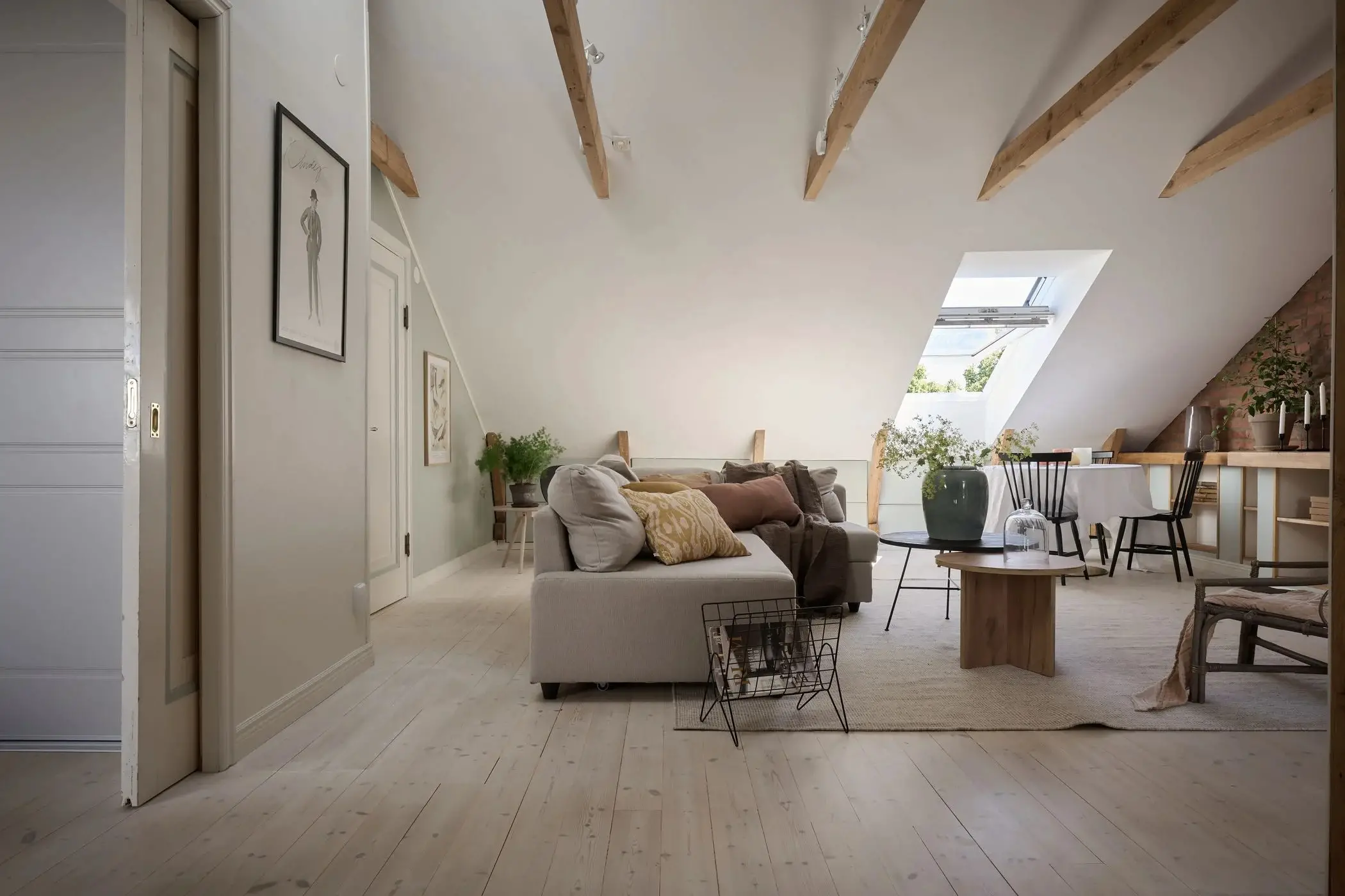 96m2 瑞典顶层公寓 | 现代乡村魅力的完美结合-2