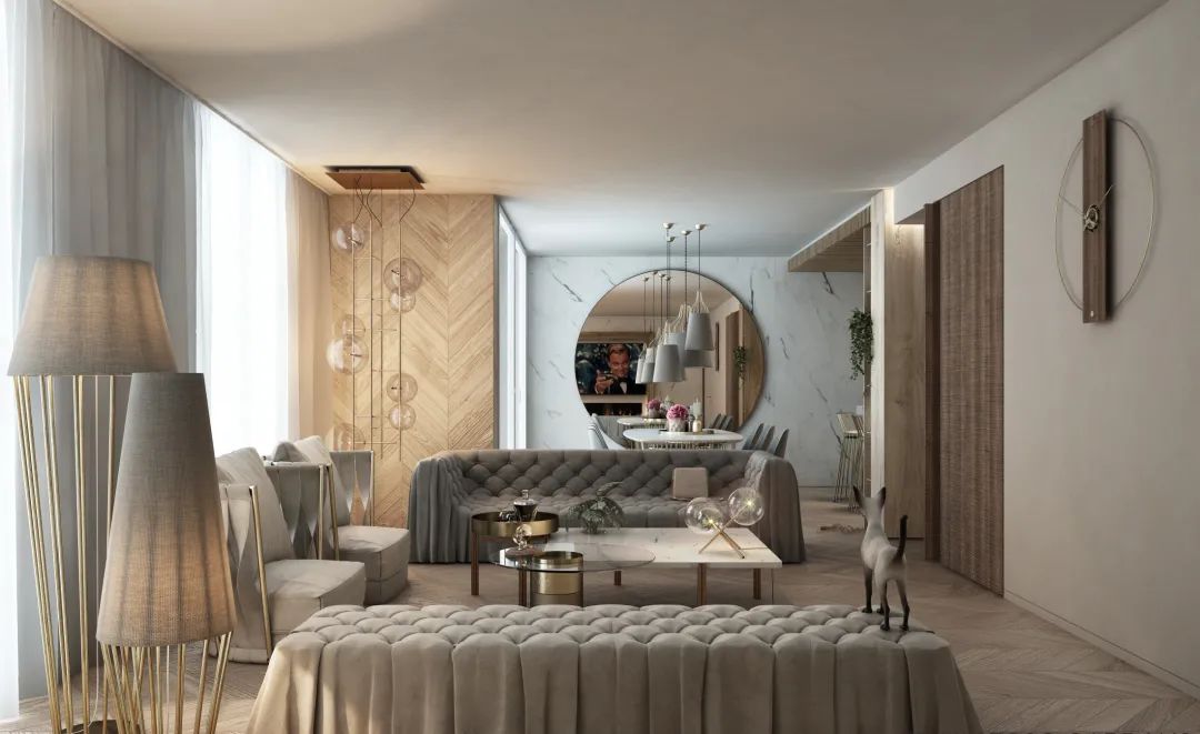 意大利伦巴第湖景大平层丨当地知名设计团队-4