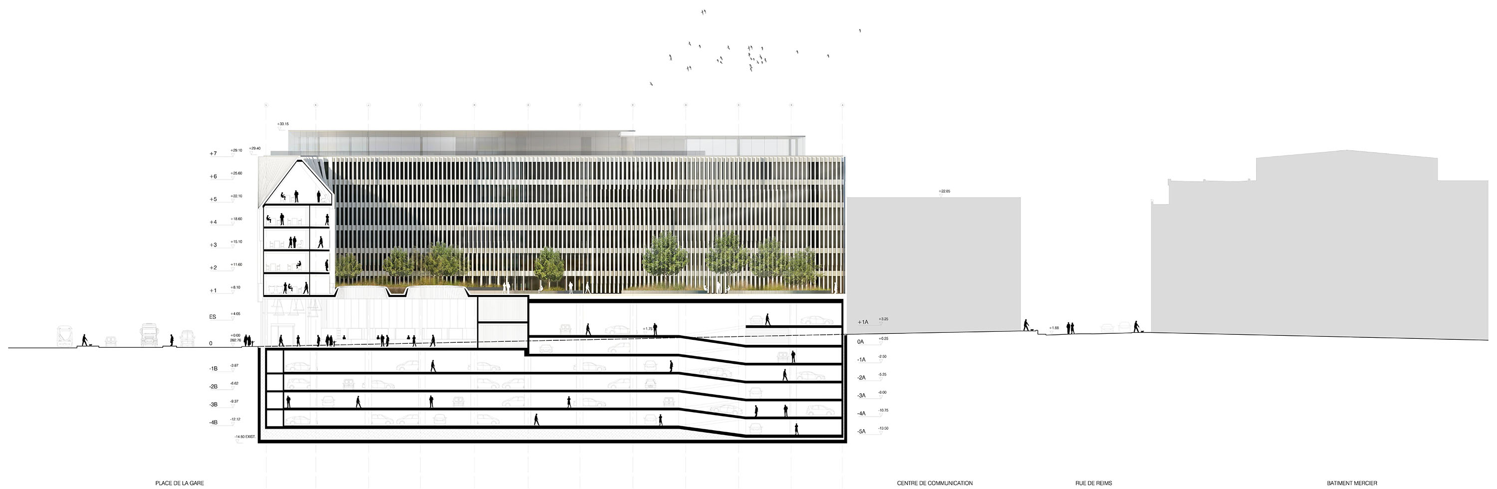 卢森堡邮政总部大楼丨Metaform Architects-38