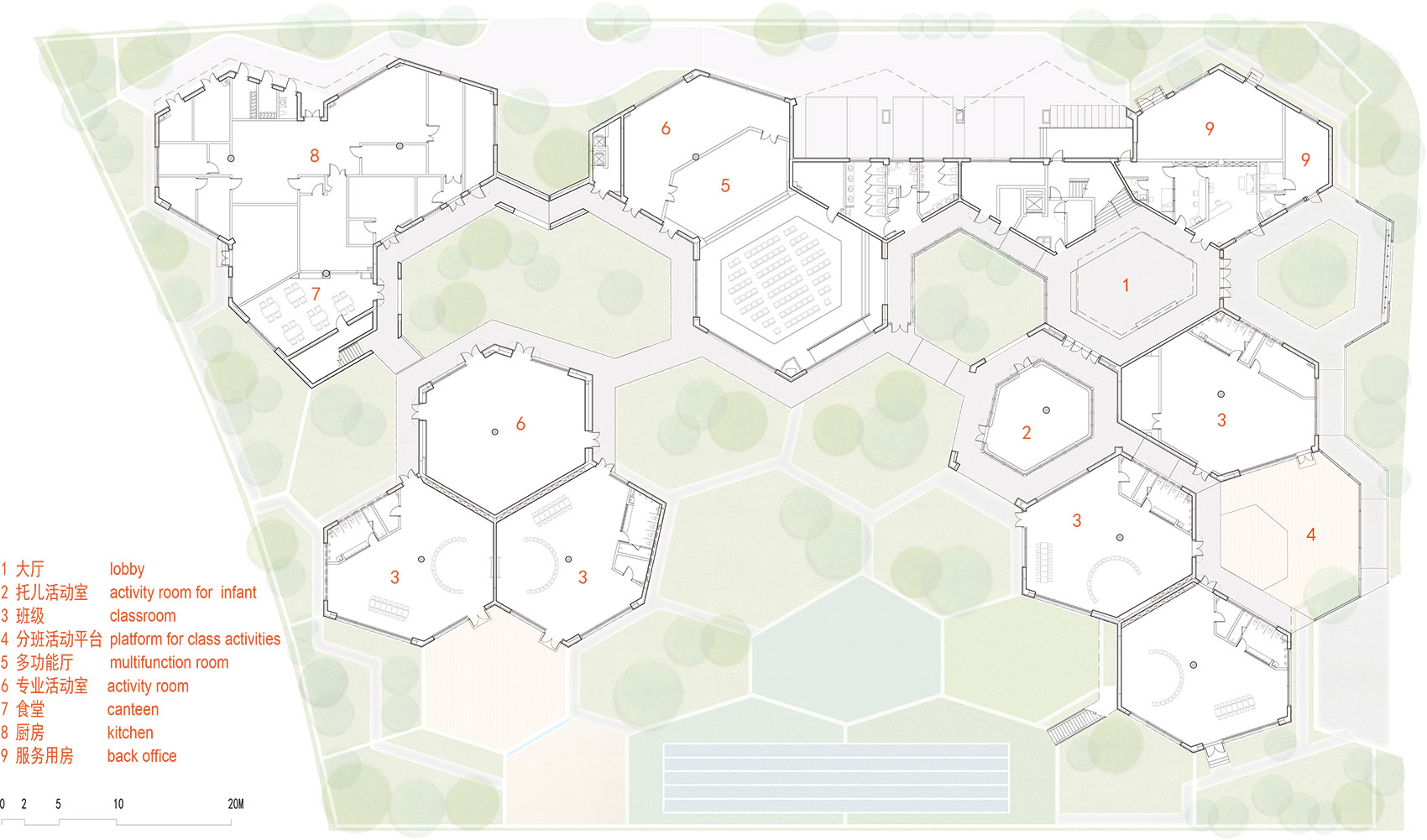 上海华东师范大学附属双语幼儿园 / 山水秀建筑事务所-43