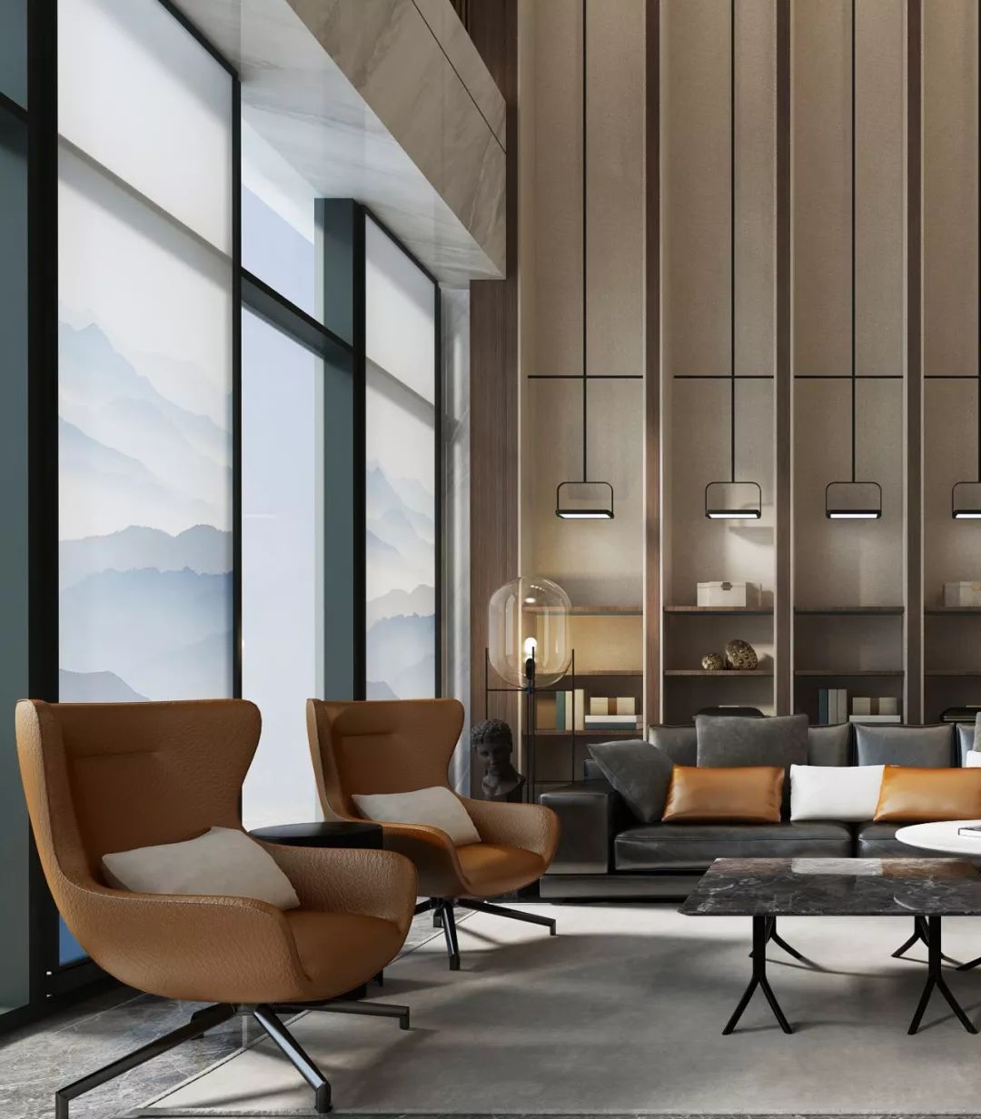 现代都市中的自然禅意——房源·北宸中心写字楼大堂设计-19