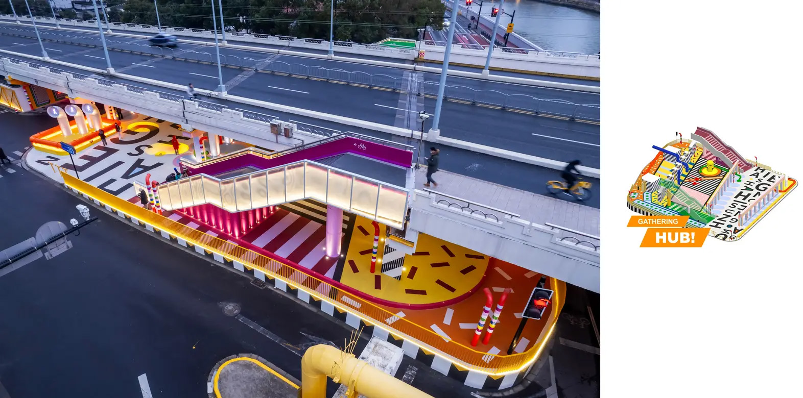 上海苏州河中环立交桥下空间丨中国上海丨翡世景观（FISH DESIGN）-33