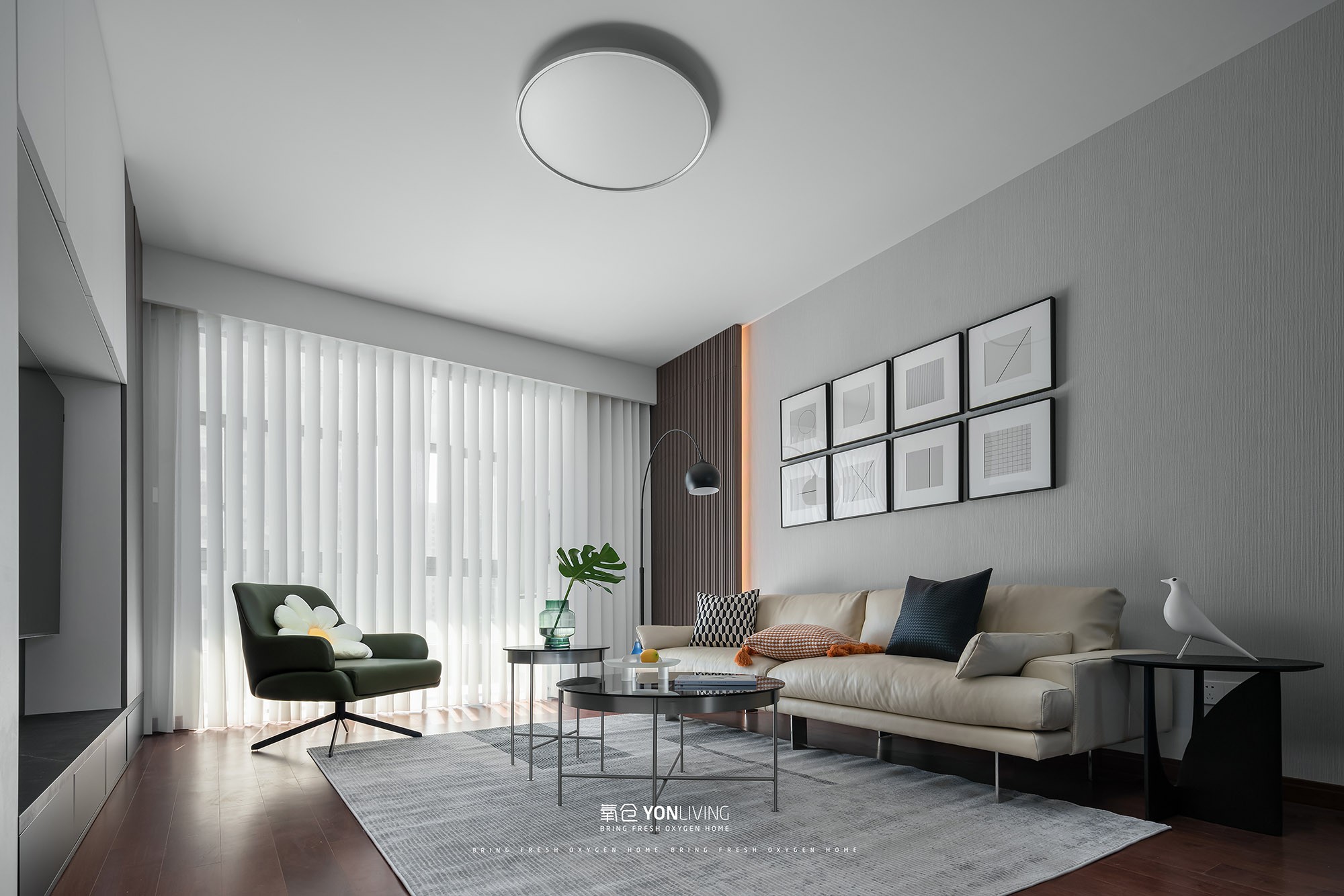 氧仓家居 · 万科玲东花园丨伯壳 Studio-7