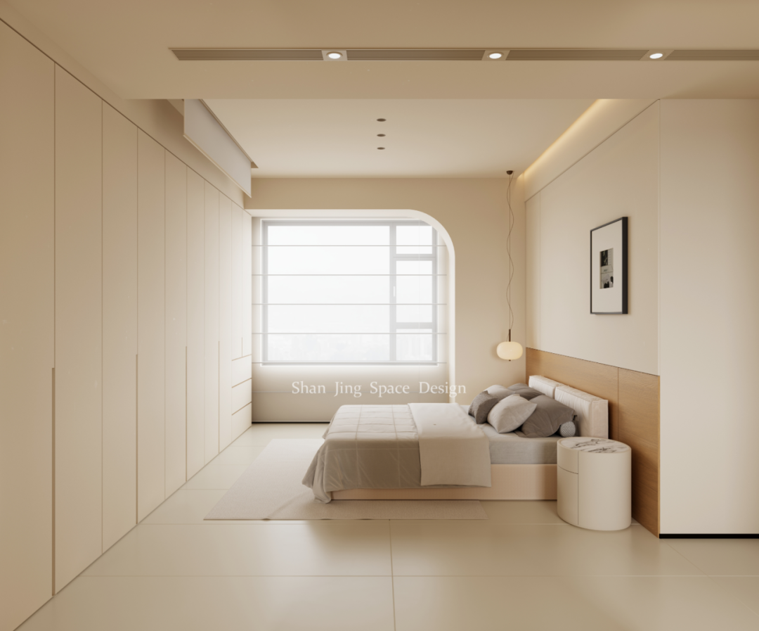 山境空间新案| 柔光之境：现代原木奶油风的治愈叙事-95