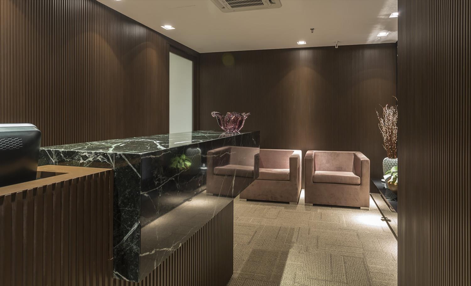 巴西 SP 企业办公室设计，柔和色调与现代材质的完美结合-7