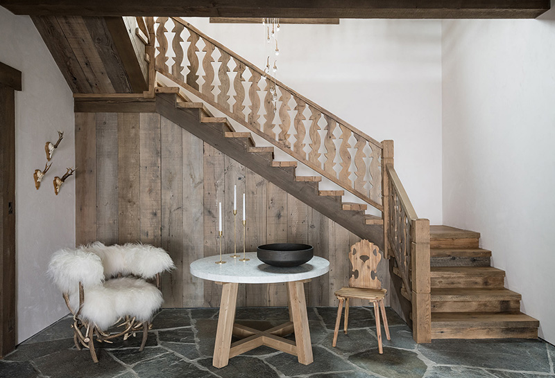 蒙大拿州惊艳山景欧式木屋-8