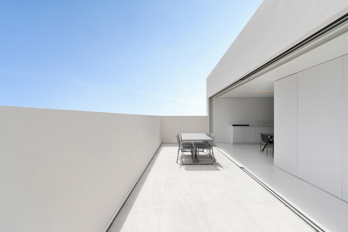 极简纯白顶层公寓丨弗兰西尔维斯特-7