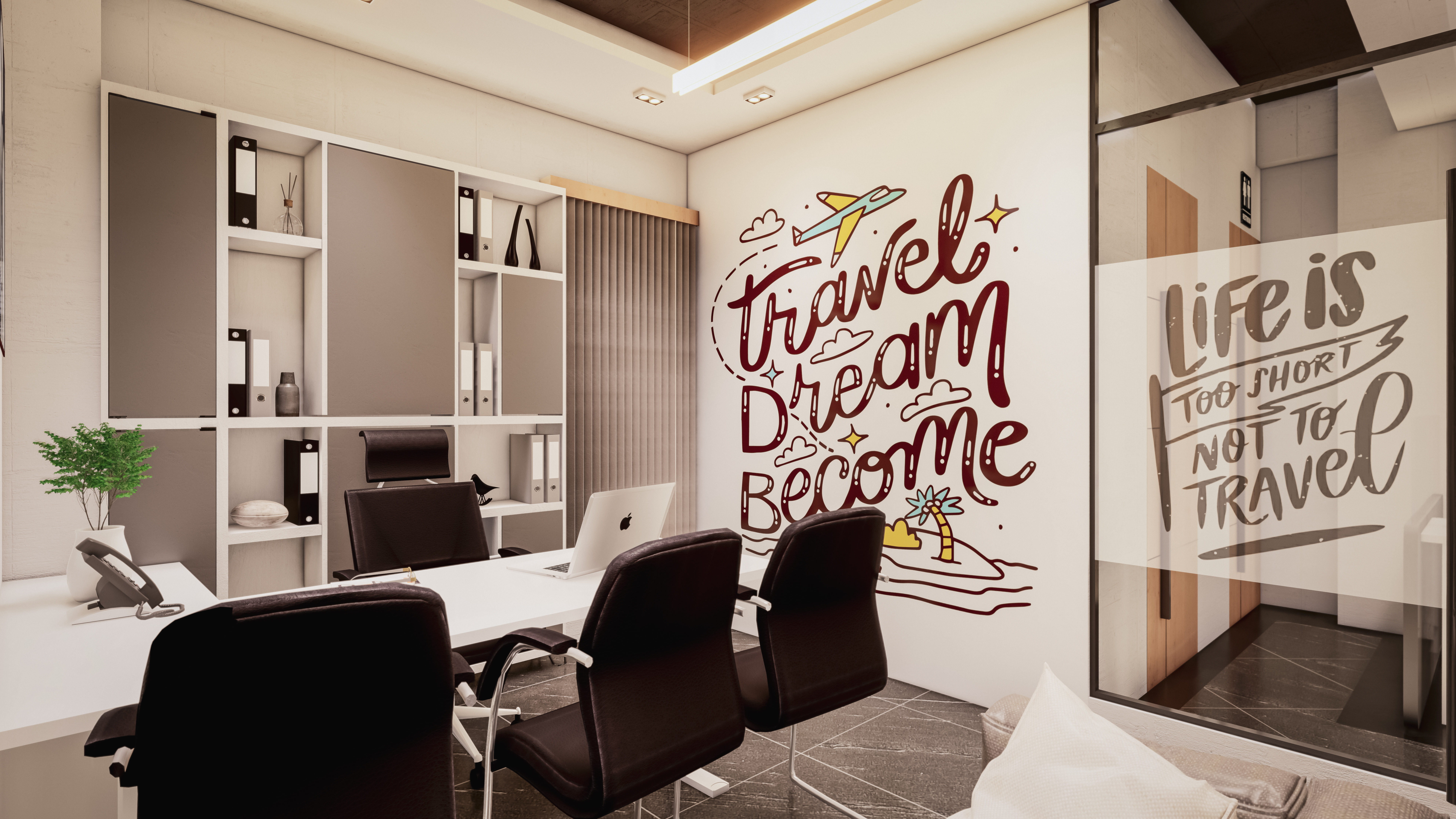 An Interior of a Travel Agency situated at Chattogram-7