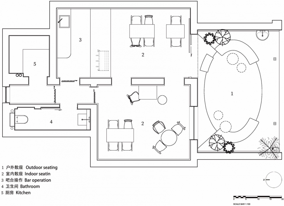 Unwind咖啡丨中国杭州丨杭州山地土壤室内设计有限公司-21
