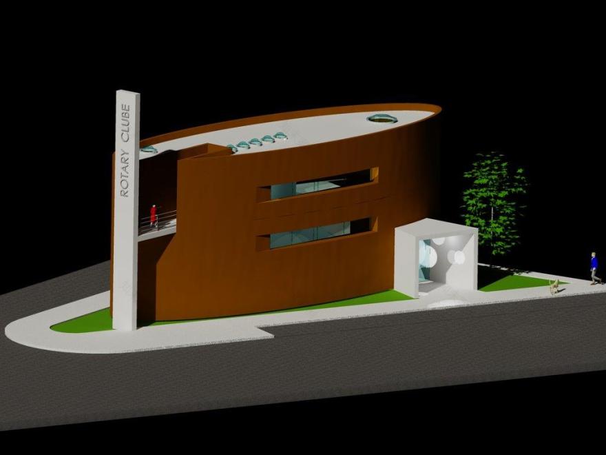 Rotary Club 总部 | 钢与绿的结合,打造社区交流新空间-21