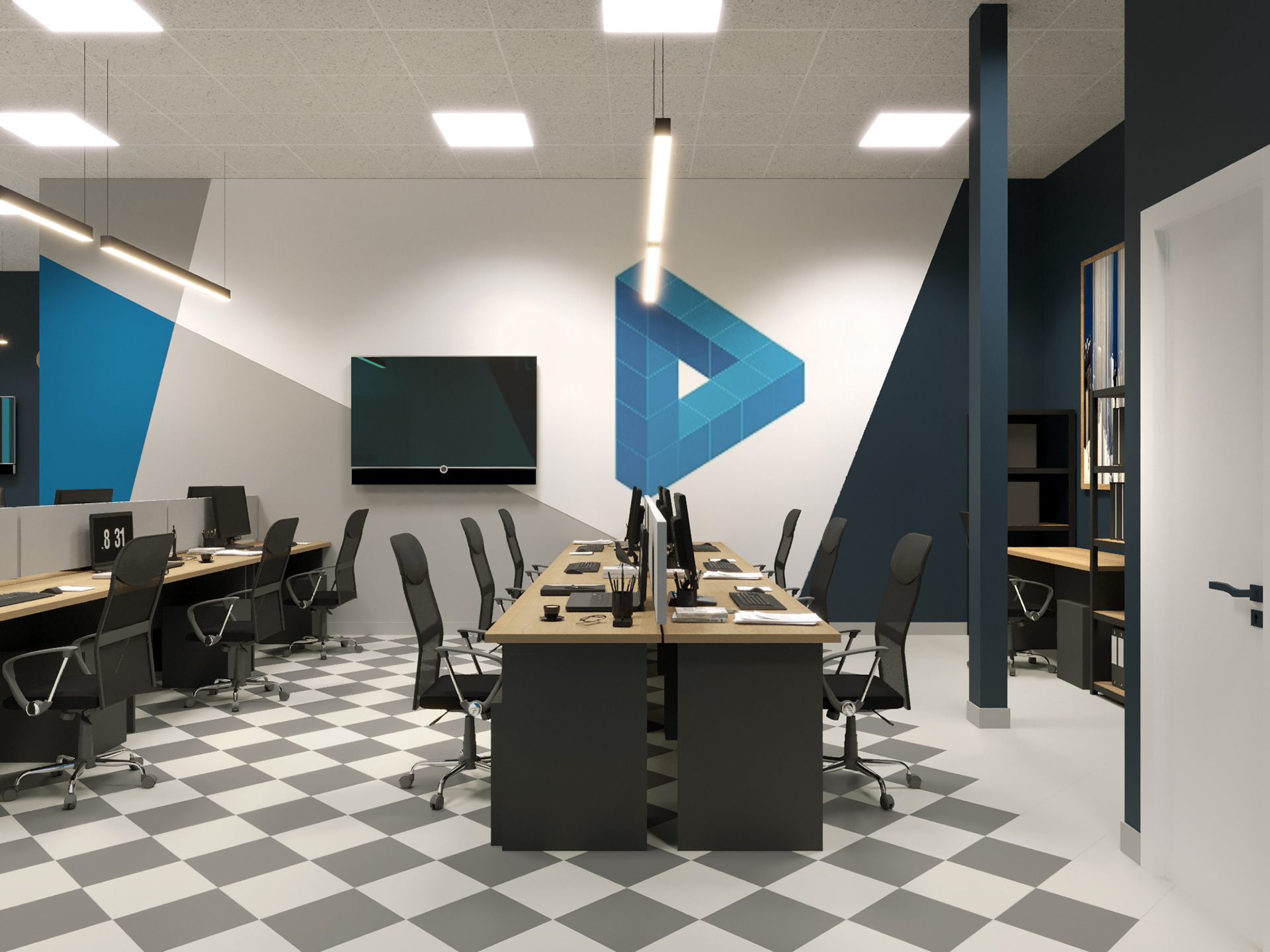 IT 公司办公室快速设计丨Kate Sirotkina-39