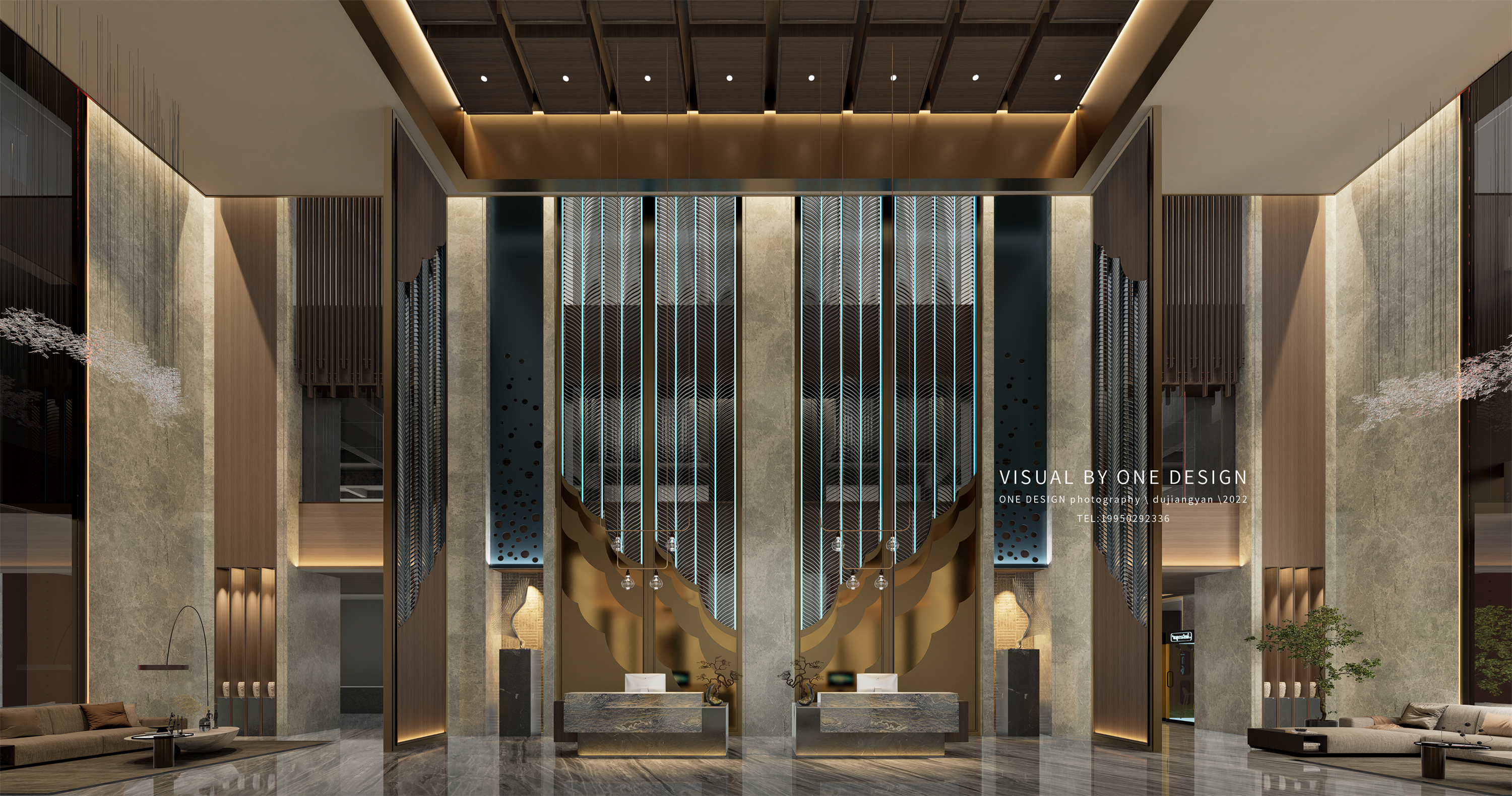 都江堰凤鸣文化酒店效果图高端酒店空间设计美学案例-4