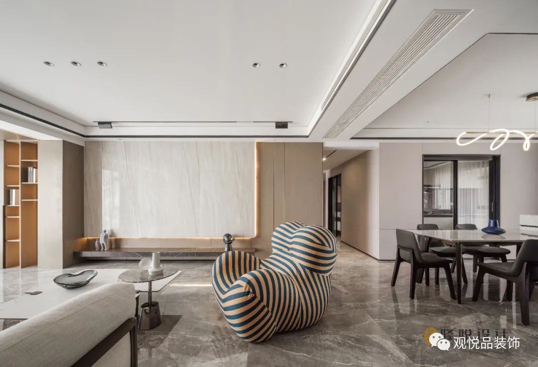 梧桐华府轻奢风住宅设计丨中国嘉兴丨隆悦设计-37