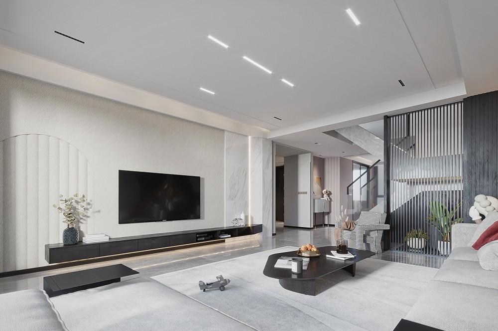 
东营东城顶楼复式-年轻人的现代 -1