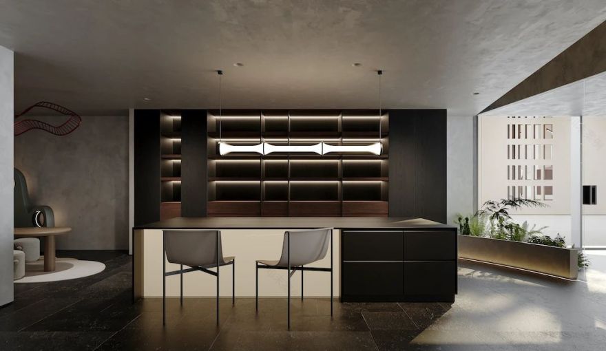 黑暗与光的博弈|舍内 合介丨中国上海丨舍内设计,合介设计-32