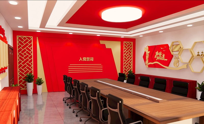 活动室设计案例效果图-15