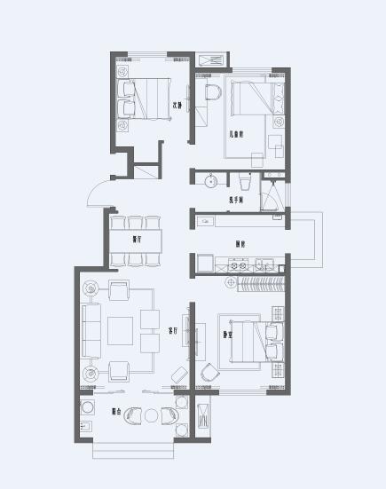 青岛金大地天泰地中海别墅丨JIMAY集美设计-29