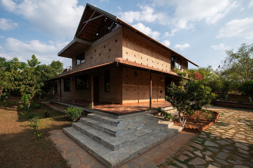 克里帕尼莱农舍丨印度丨HabitArt Architecture Studio-44