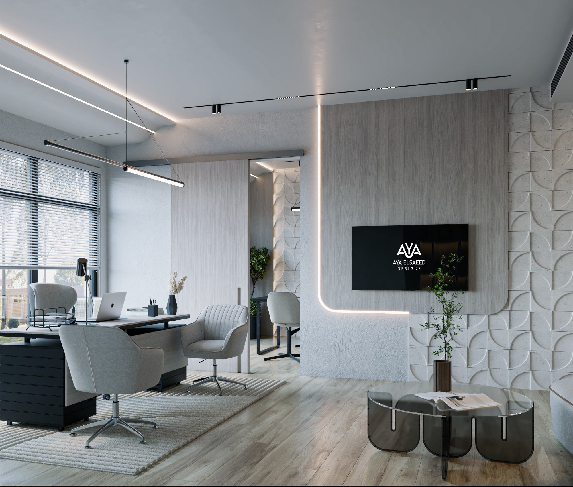 带有会议室的办公室丨埃及-5