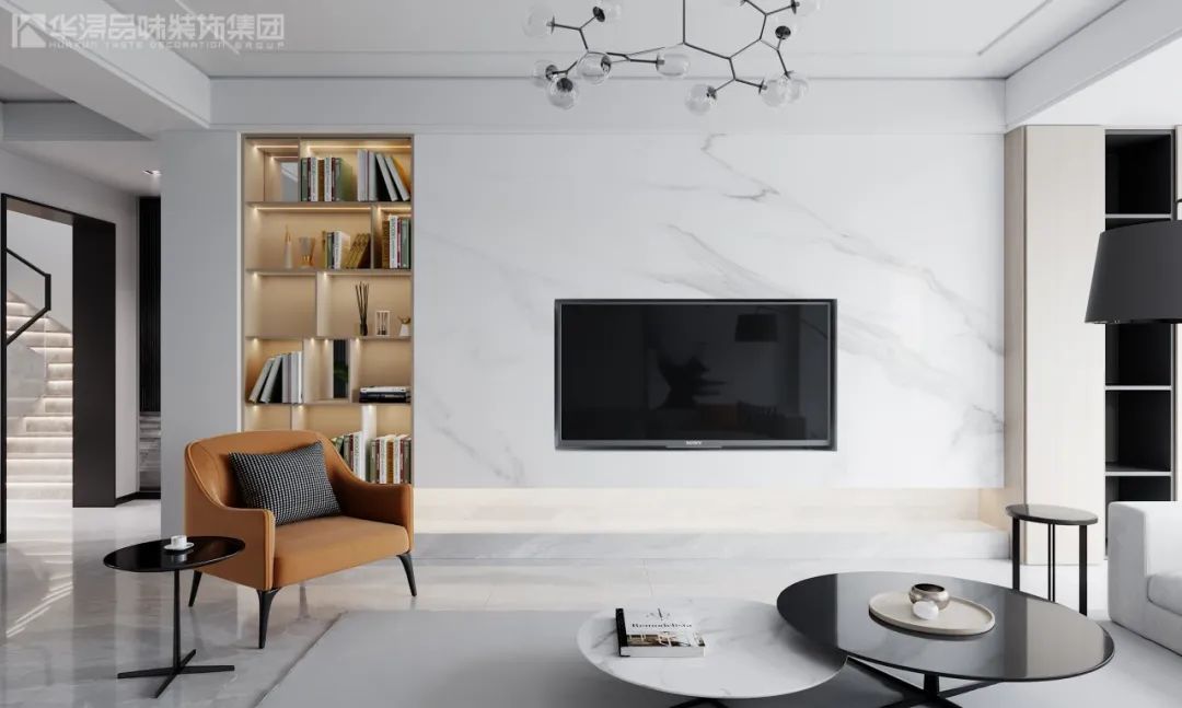 240m²现代风复式,四口之家的空间共性探索-15