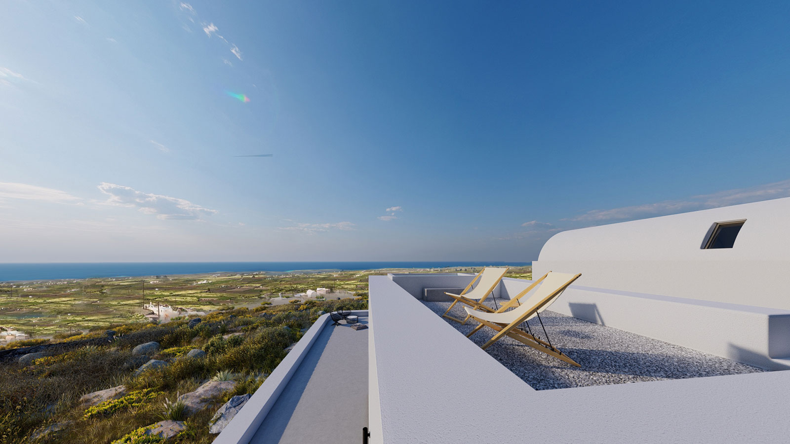 Arched residencies in Santorini island | iraisynn attinom-18