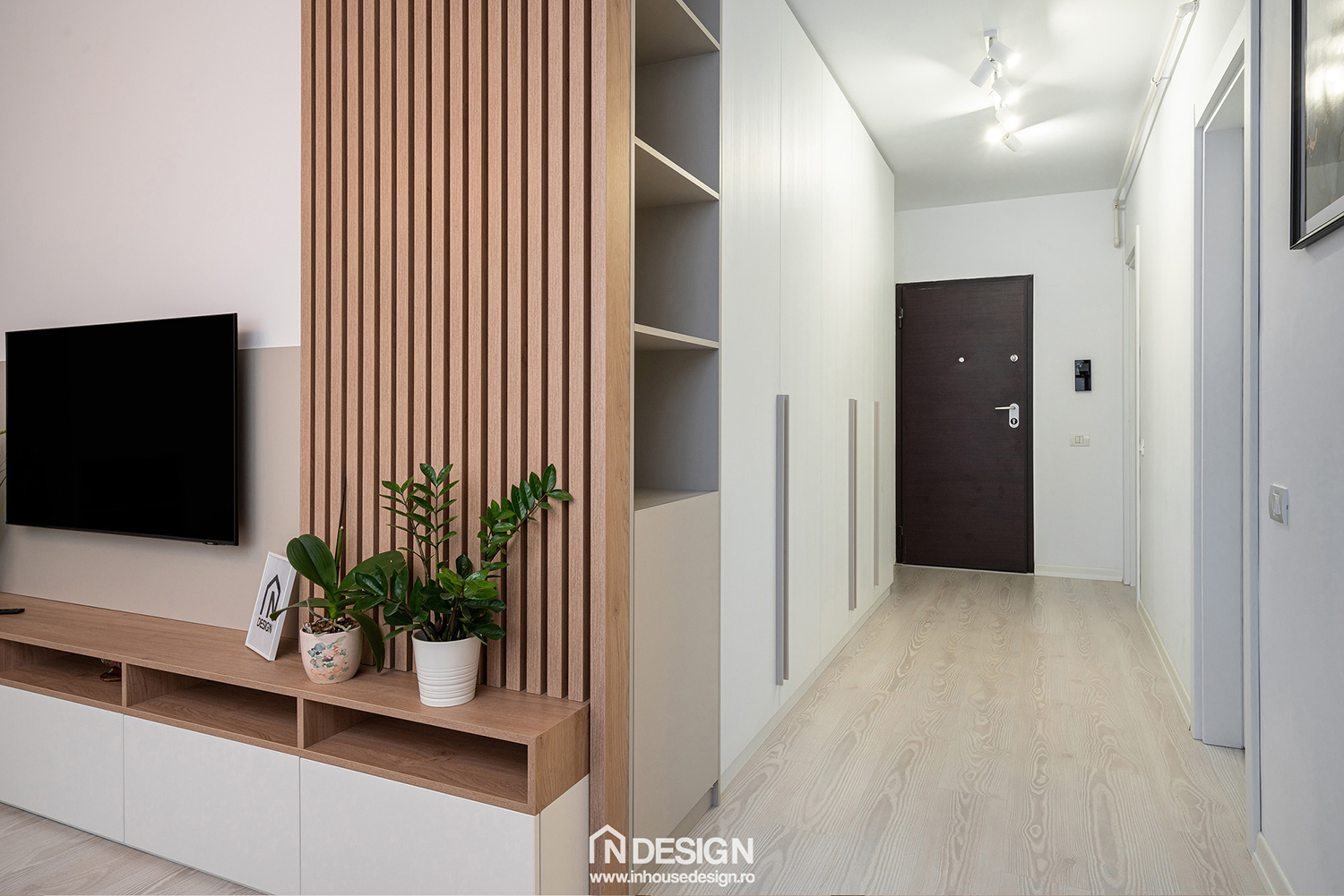 布加勒斯特91·5㎡三居室公寓斯堪的纳维亚风格装修丨罗马尼亚布加勒斯特丨In House Design-2