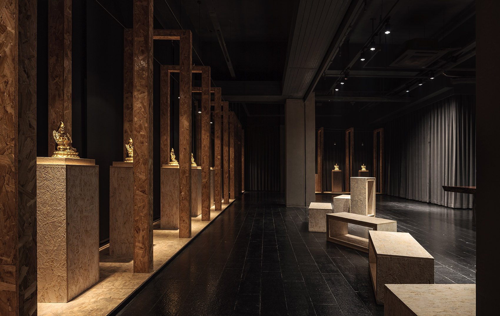 武汉金箔艺术馆——金色空间中的多功能融合-13