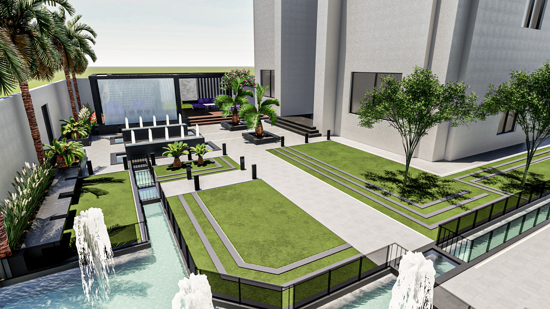 达曼别墅景观设计丨印度达曼-6