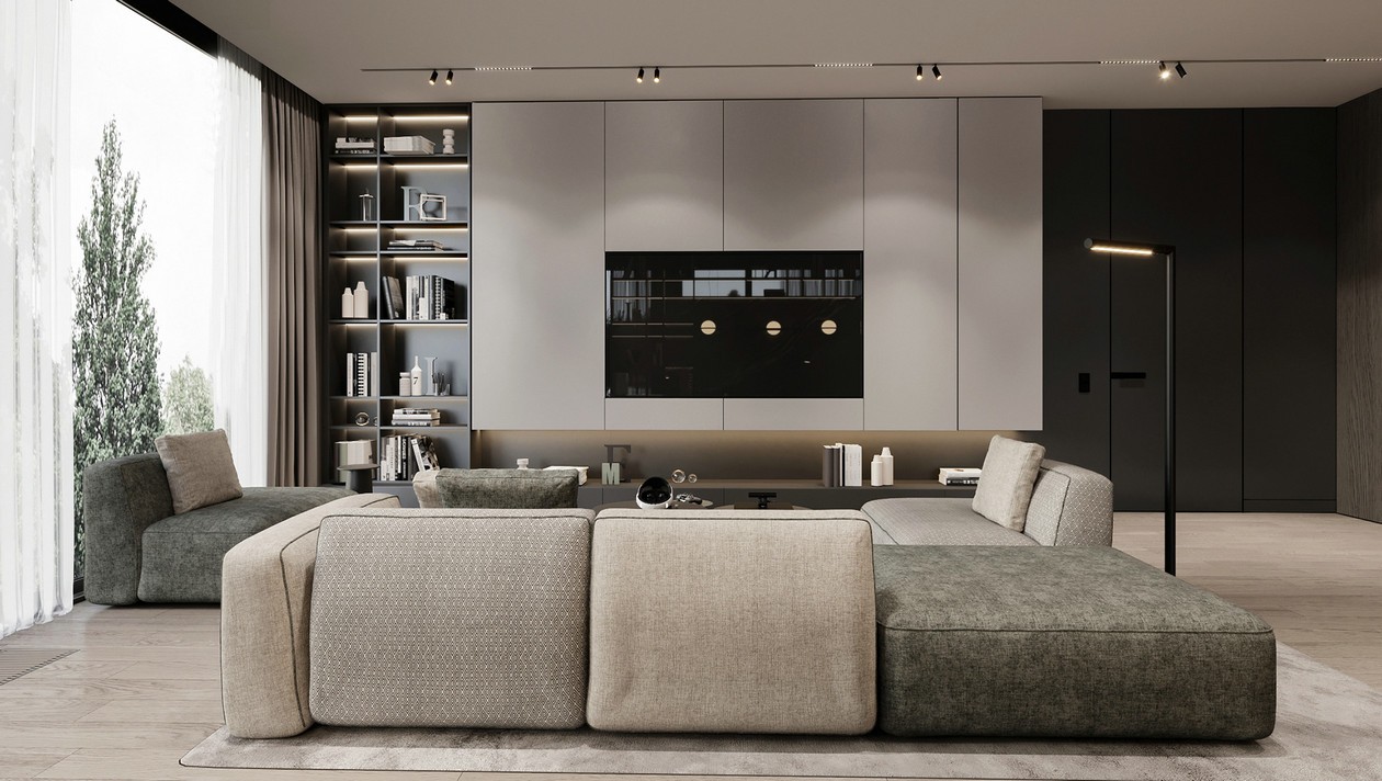 胡桃木与大理石 每一处的设计都是亮点-2