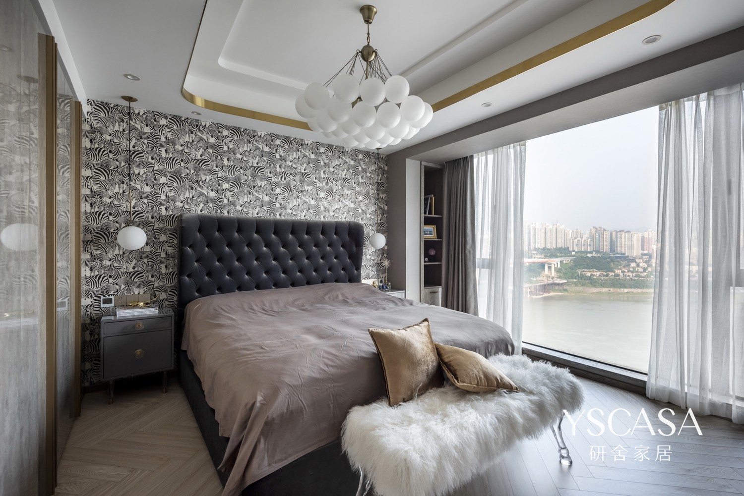 华润二十四城 122.4㎡现代轻奢家居,温馨中展现轻奢品味-47