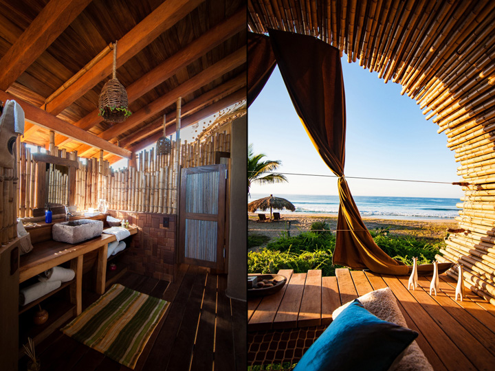 墨西哥竹构生态酒店的空中树屋套房-29