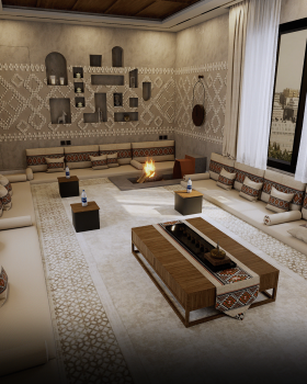 Najdi style annex room