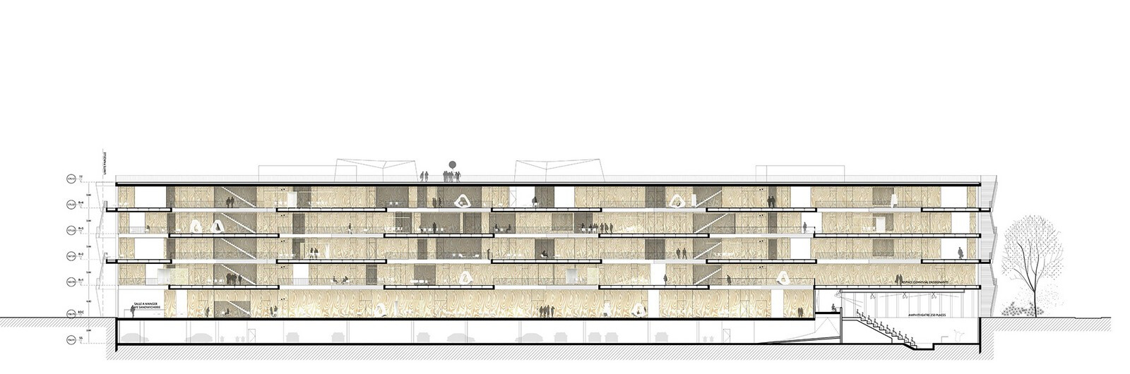 巴黎·萨克雷大学理工学院学习中心-24