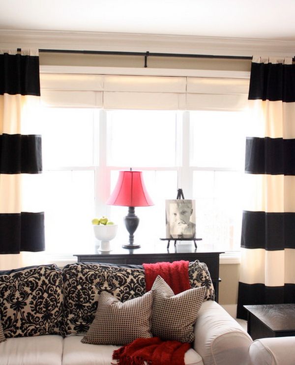 Remarkable Ways To Inspire With Striped Curtains-4