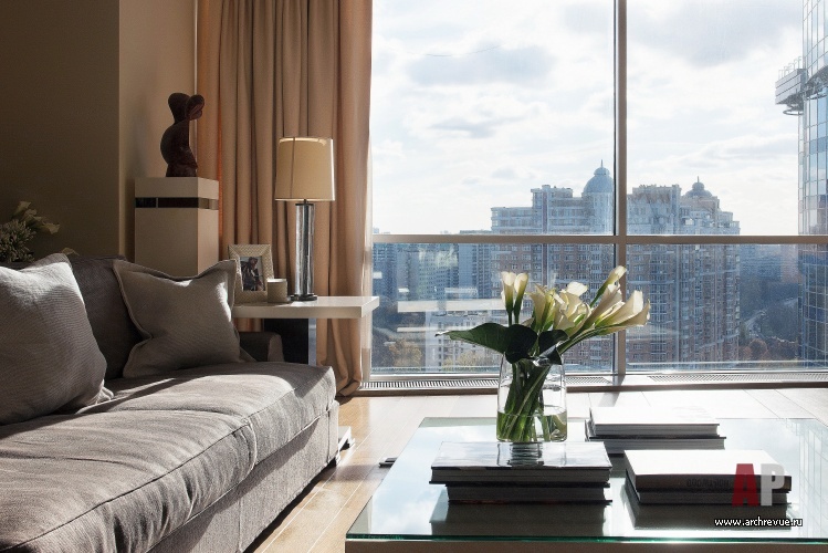 “Кутузовская Ривьера”25层三居室公寓室内设计丨Качалов Иван,Метёлкин Игорь-8