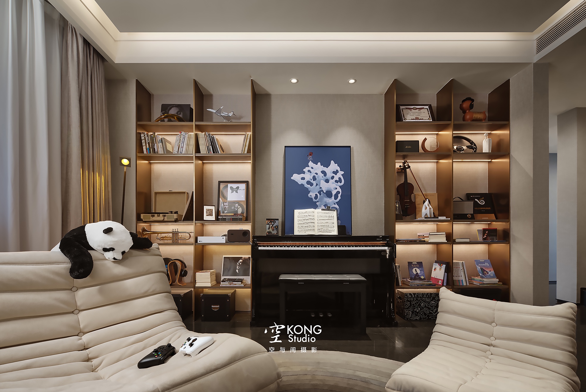 别墅空间摄影 | VANKE万科乐享品质 隐奢格调-7